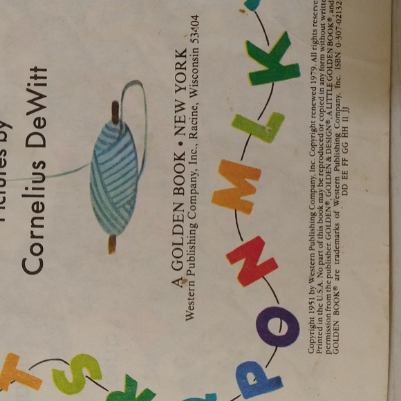 Vintage 1979 The Little Golden ABC Children's Book - Picture 4 of 4